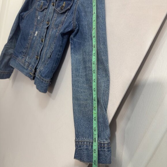 Women's blue denim jacke(M/S) - Picture 8 of 11
